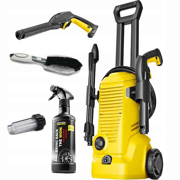 Tlaková Myčka Karcher K 2 Premium Modular 110 Bar, Kartáč, Kapalina Na Ráfky