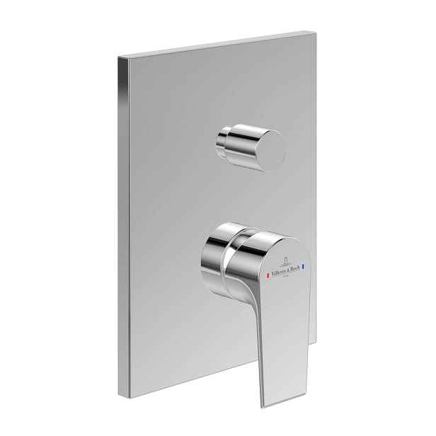 Villeroy & Boch Liberty - Baterie pod omítku pro 2 spotřebiče, chrom TVS10700500061