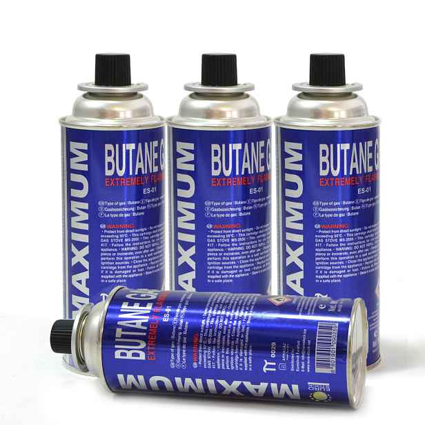 Maximum ES-01-4 Kartuše pro plynový vařič, 4x220g