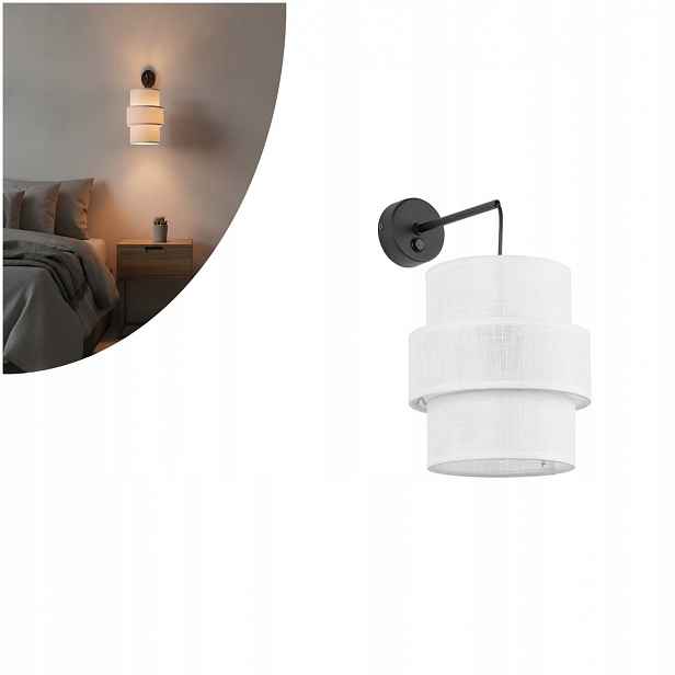 Nástěnná lampa s vypínačem Calisto White 5956 Tk Lighting