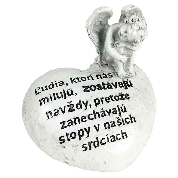 PROHOME - Anděl na srdci 12x10cm