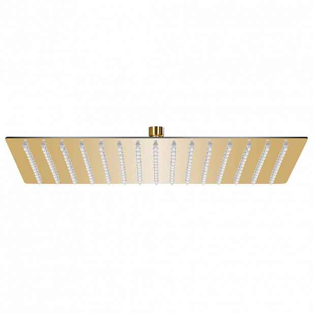 vidaXL Dešťová sprchová hlavice nerezová ocel 40x30 cm obdélník zlatá
