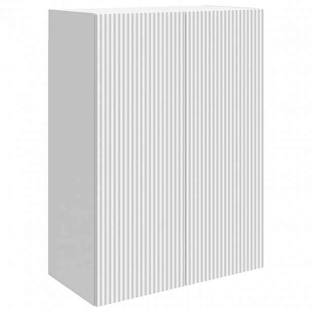 vidaXL Nástěnná skříň 66 x 34,5 x 90 cm Kompozitní dřevo Bílá