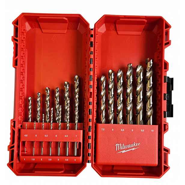 Vrtáky do kovu Hss G 1-10 mm 19 ks Milwaukee Thunderweb 4932499766