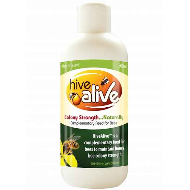 HiveAlive 500 ml Krmná směs pro včely, vývoj, Posílení, chrání rodiny