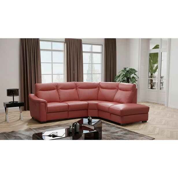 Livetastic ROHOVÁ SEDAČKA, textil, kůže, červená