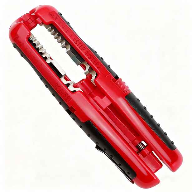 TEMU Ruční odizolovací kleště, s ergonomickou protiskluzovou rukojetí a přenosným designem, vhodné pro síťové a koaxiální kabely, 10-20AWG, ideální