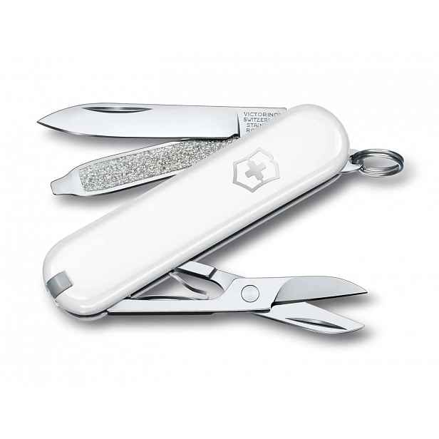 VICTORINOX - Malý kapesní nůž Classic SD Colors, 7 funkcí, bílá 0.6223.7G