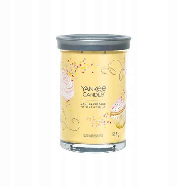 Yankee Candle Signature Large Tumbler Sweet & Spicy Vanilla Cupcake, 567 g