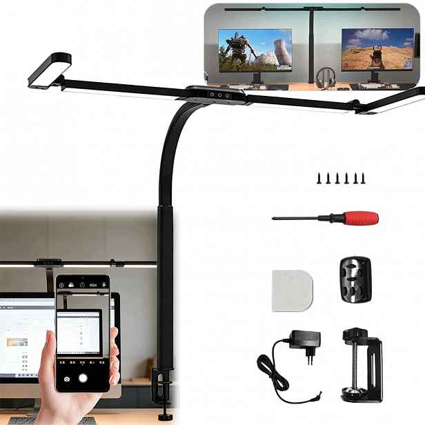 Rgb Led Stolní Lampa S Pohybovým Senzorem, Nastavitelná Školní Výukou Práce