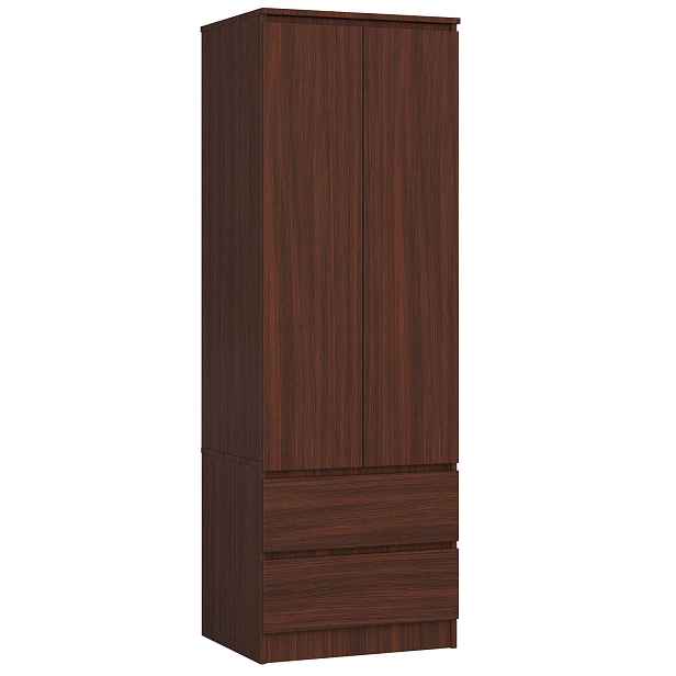 Ak furniture Šatní skříň Star 60 cm wenge
