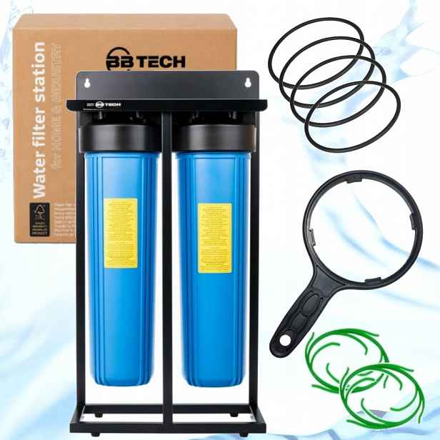 Narurový systém Big Blue 2x20" Bbtech dvoustupňový systém filtrace vody