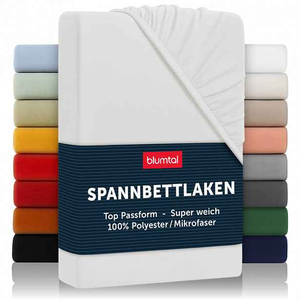 Blumtal NAPÍNACÍ prostěradlo z mikrovlákna, 160/200/30 cm, Přírodní