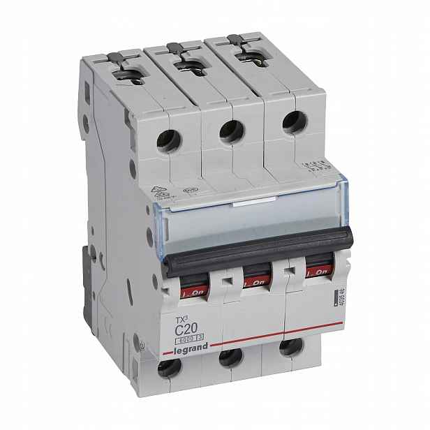 Nadproudový jistič S 303 3P C 20A Legrand 403546
