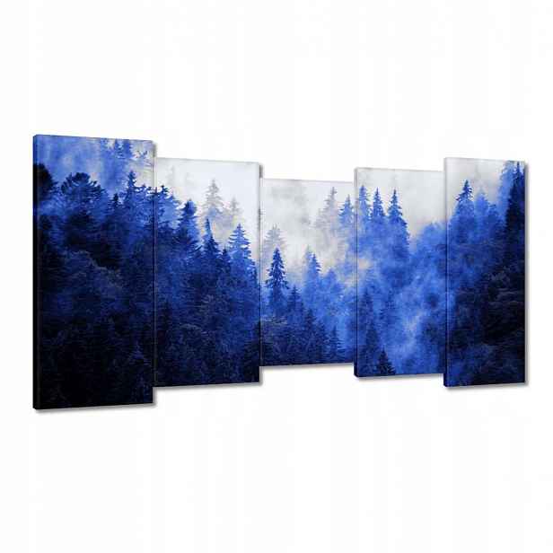 Obrazy 150x80 Modrá krajina Hory