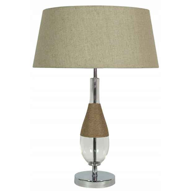 Stolní lampa folková béžová E27 Eco Candellux
