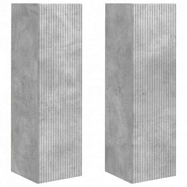 vidaXL TV wall cabinet 2 ks betonově šedá Kompozitní dřevo