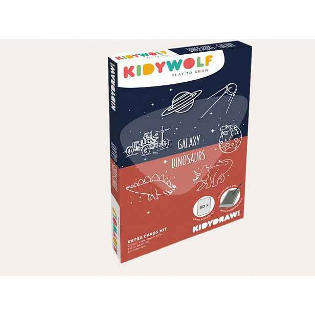 Doplňkové karty KIDIDRAW MINI - Galaxie a dinosauři