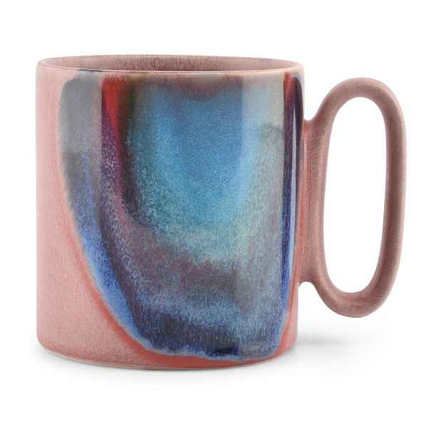 Modrý/růžový kameninový hrnek 390 ml Paint – Salt&Pepper