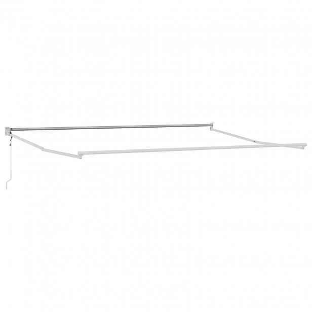 vidaXL Electric Awning Frame 4 x 2 m Bílá Hliník s práškovým nástřikem