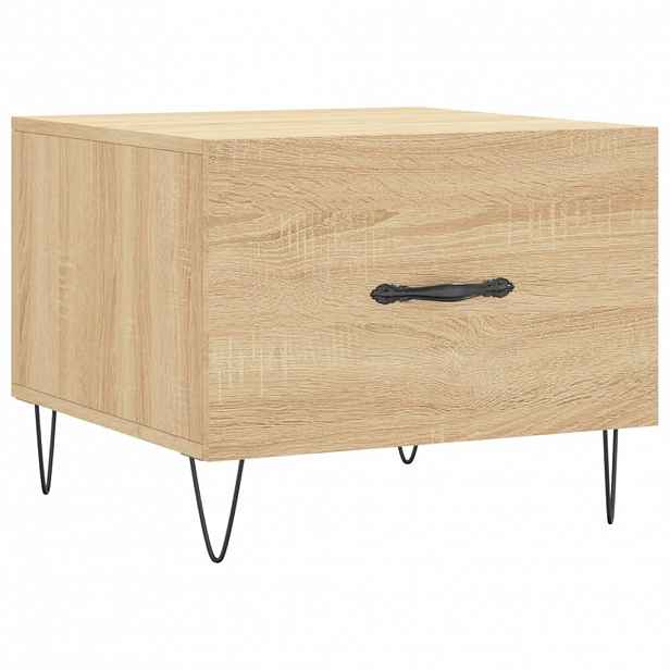 vidaXL Konferenční stolek dub sonoma 50 x 50 x 40 cm kompozitní dřevo