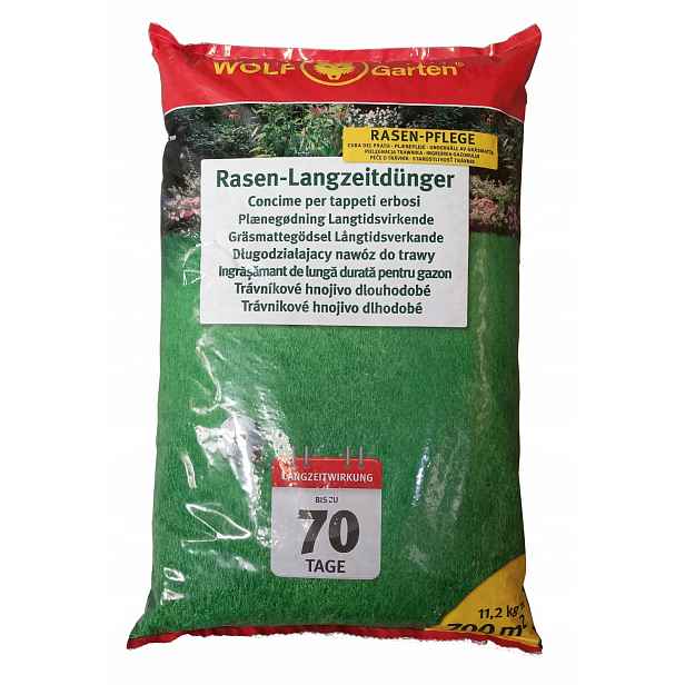 Hnojivo pro trávník Wolf-Garten LD 700 A Dlouho působící 11,2 kg 700 m2 Tráva