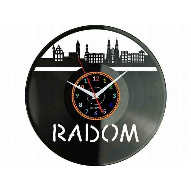 Radom Mesto Polska Nápad na Dárek Nástěnná Dekorace z vinylové desky