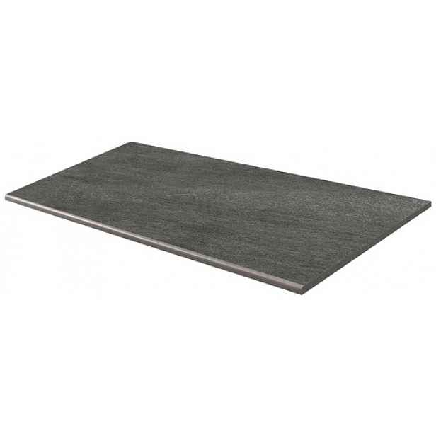 Schodovka Rako Quarzit Outdoor tmavě šedá 60x120 cm reliéfní DCHV6738.1