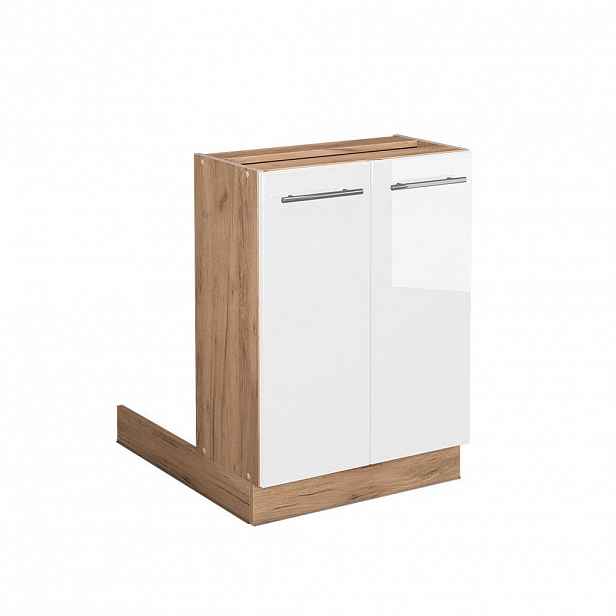 Vicco KUCHYŇSKÝ OSTROV Fame-Line Bílá vysoký lesk 60 cm bez pracovní desky