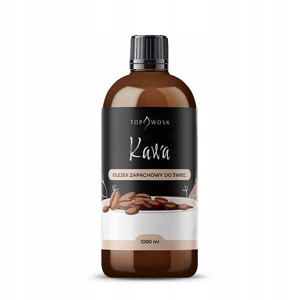 Vůně do voskových svíček parafínový vonný olej Káva 1000 ml