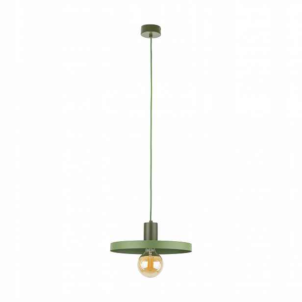 Závěsná lampa Sila zelená 1xE27 30 cm Stropní Loftové Světlo Do Pokoje IP20