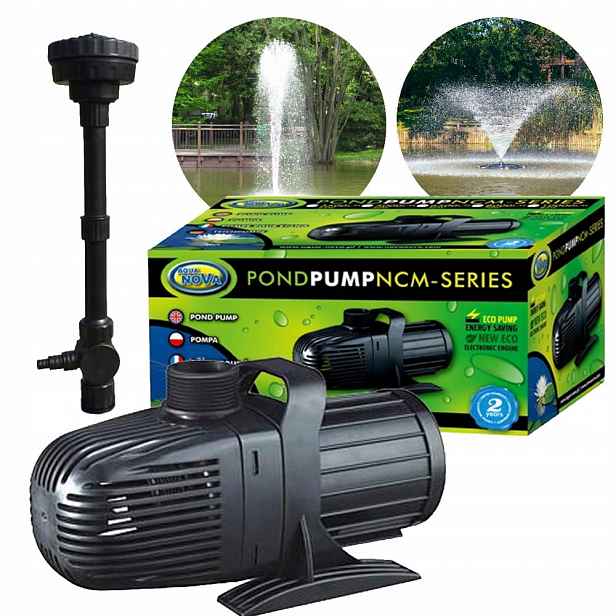 Aqua Nova NCM-8000 l/h Čerpadlo do Očka Eco 65W 2 trysky Dárek