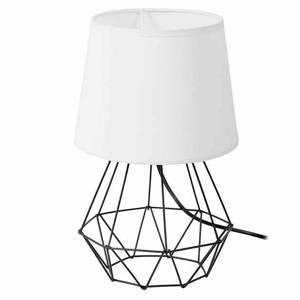 Bodek Stolní lampa DIAMENT 2v1- černá/bílá