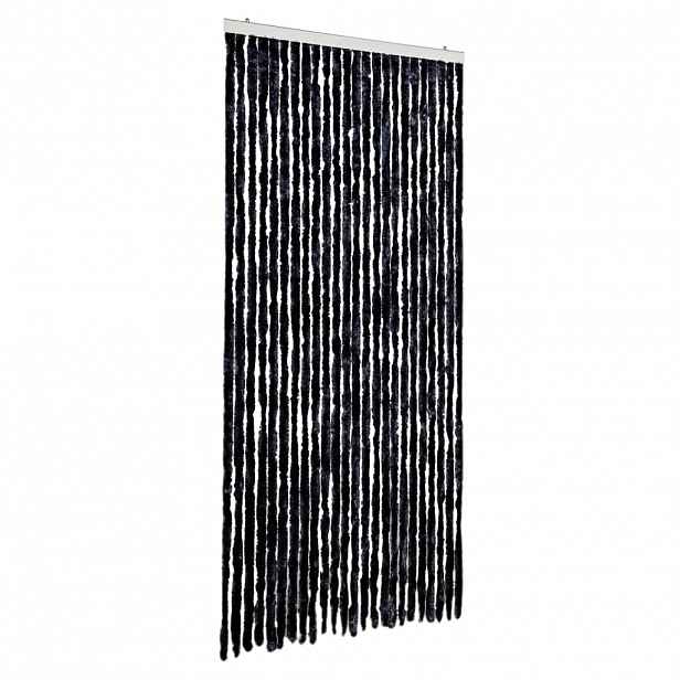 vidaXL Závěs proti hmyzu antracitový 100 x 200 cm žinylka