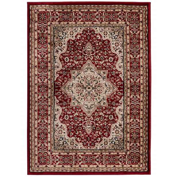 Koberec Klasický Orientální 80x150 cm Retro Vintage Pokoj Ložnice Červená