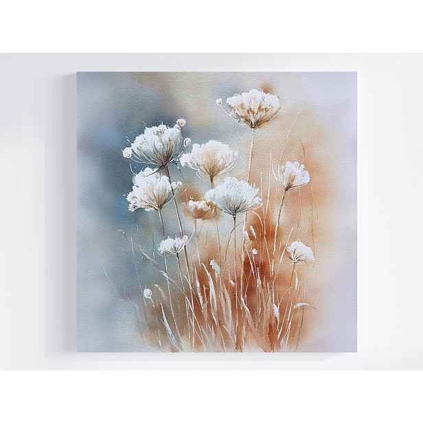 Obraz Na Plátně Canvas Akvarel Příroda Zahrada Pole Louka Scandi Boho 50x50