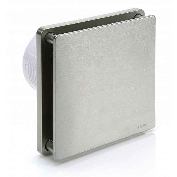 Sterr Stříbrný koupelnový ventilátor BFS100-S