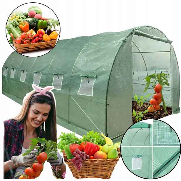 Zahradní fóliový tunel 6x3x2 m Fólie 18 m² UV-4 Premium