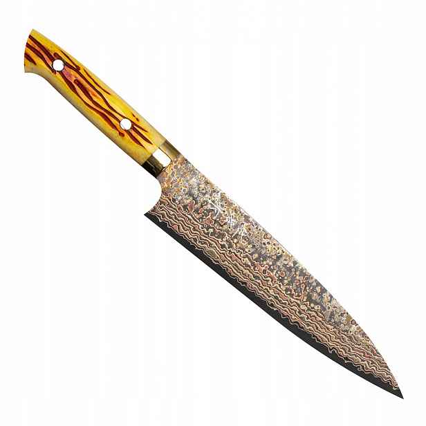 Takeshi Saji Obb Bl Ručně kovaný VG-10 Color Japonský Nůž šéfkuchaře 21 cm