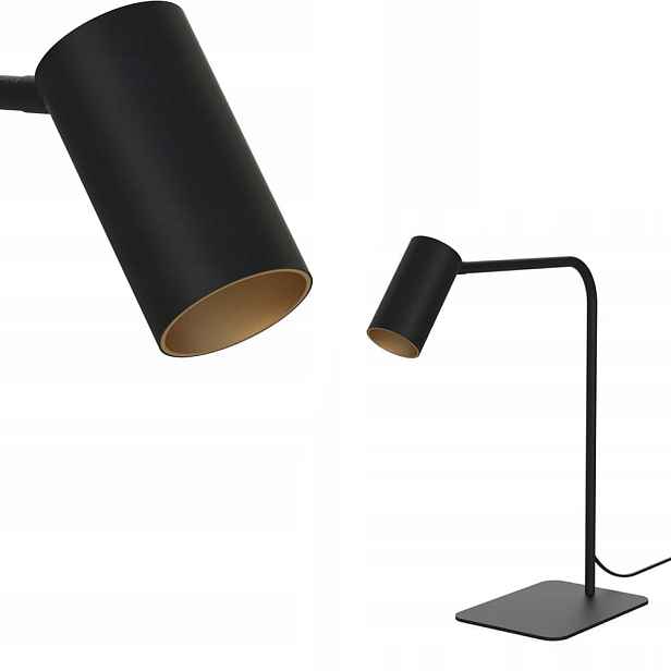 Černo-zlatá stolní lampa Mono 1xGU10 do kanceláře Nowodvorski Lighting