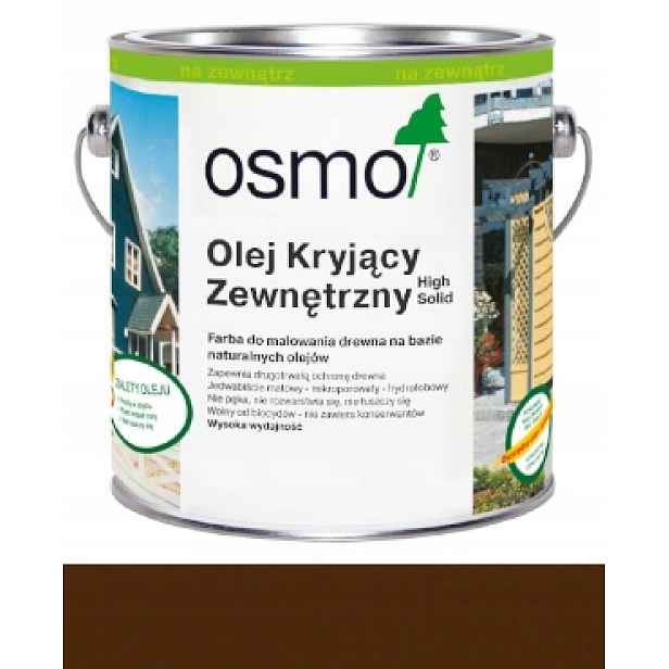 Osmo 2607 2,5L Vnější krycí olej na dřevo Tmavý bronz