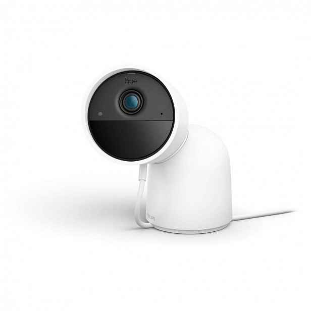 Philips Hue Secure - Bezpečnostní kamera, na postavení, bílá 929003562704