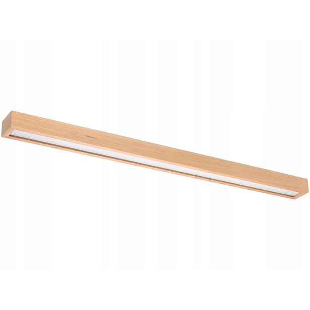 Stropní svítidlo Leja Led lišta stropní svítidlo dřevo Dub 120 cm do obývacího pokoje kuchyně