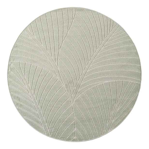 Zelený kulatý vnitřní a venkovní koberec ø 160 cm Nova 1203 – Ayyildiz Carpets
