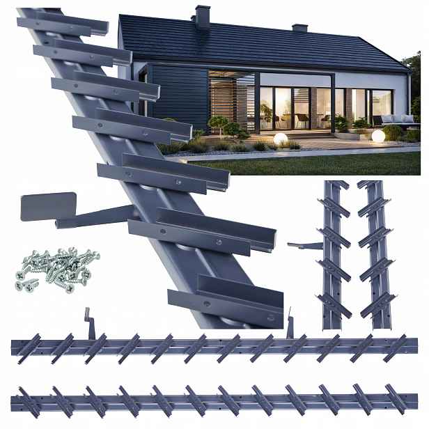 Pohyblivé Desky Mechanismus Žaluzie Terasa Do Altánku Shutters Antracit 107 CM