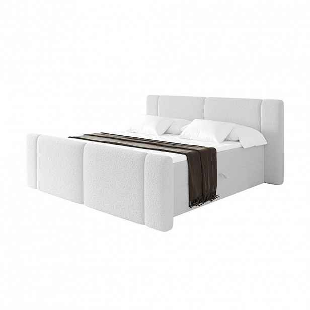 ALTDECOR POSTEL boxspring s matrací H3 - EVON Zanozek - 160x200 cm Bílá
