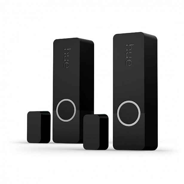 Philips Hue Secure - Senzor na dveře a okna, černá, 2 ks 929003563804