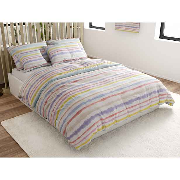 Povlečení z Renforcé bavlny LINKY barevné Rozměr povlečení: 70 x 90 cm | 140 x 220 cm