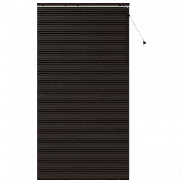 vidaXL Venet školní žaluzie Tmavě hnědá 135 x 250 cm 35 mm