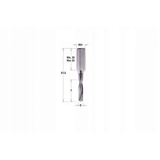 Cmt 310.100.22 Vrták Np Hwm D=10x22 L=57,5 S=10x25 Rh Xtreme-hwm